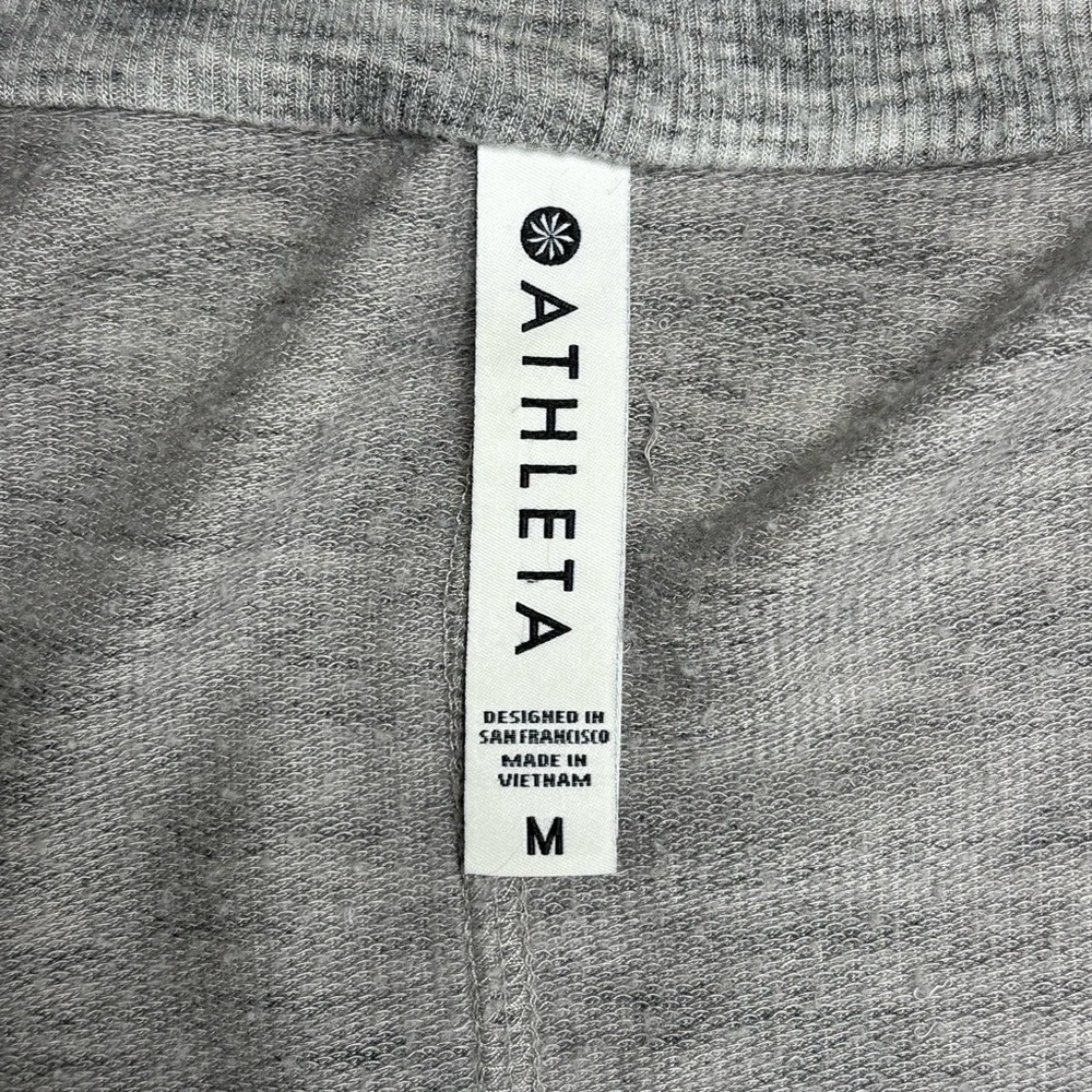 Athleta Long Sleeve Open Cardigan Marled Gray - Picture 11 of 13